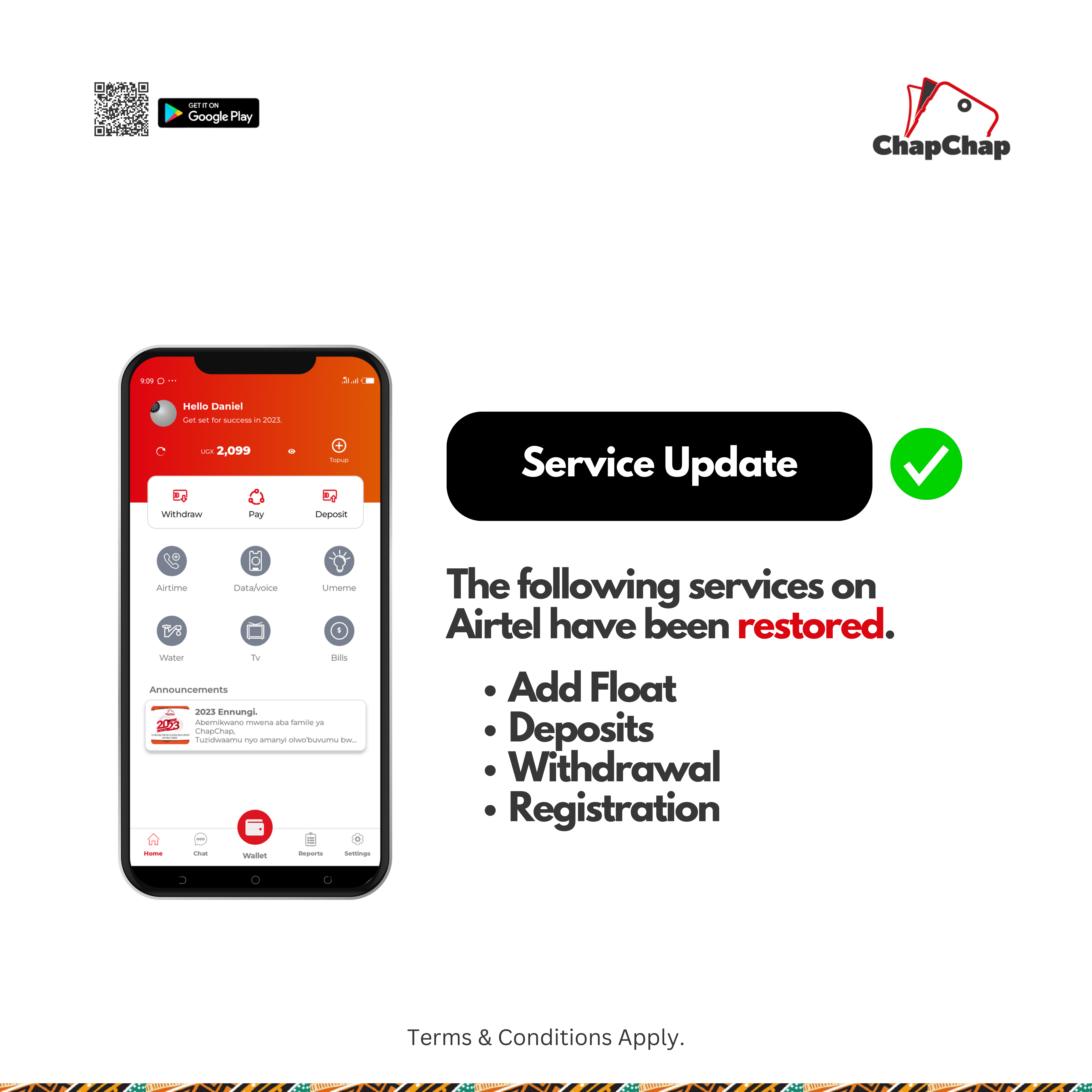 Airtel Services Restored