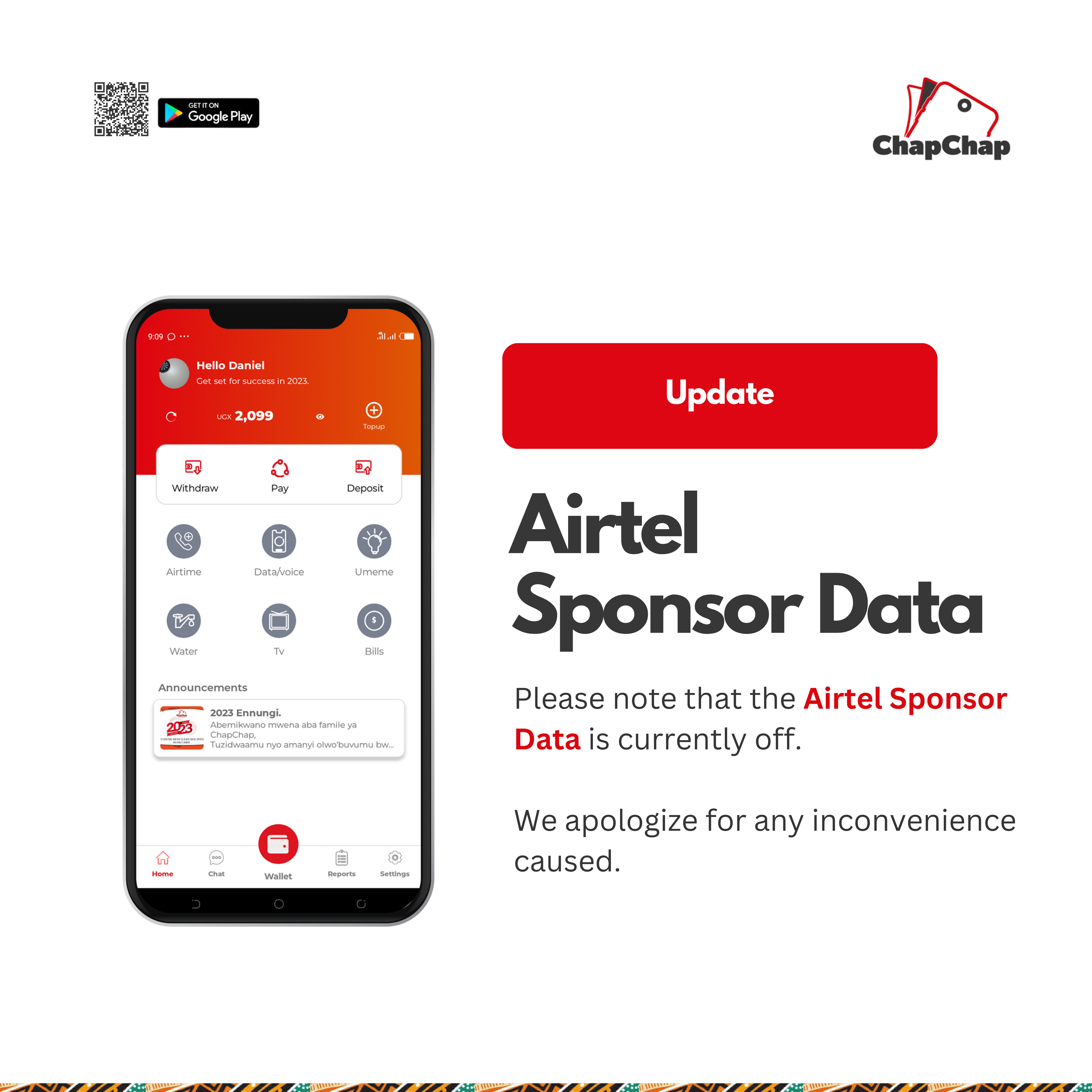 Update: Airtel Sponsor Data