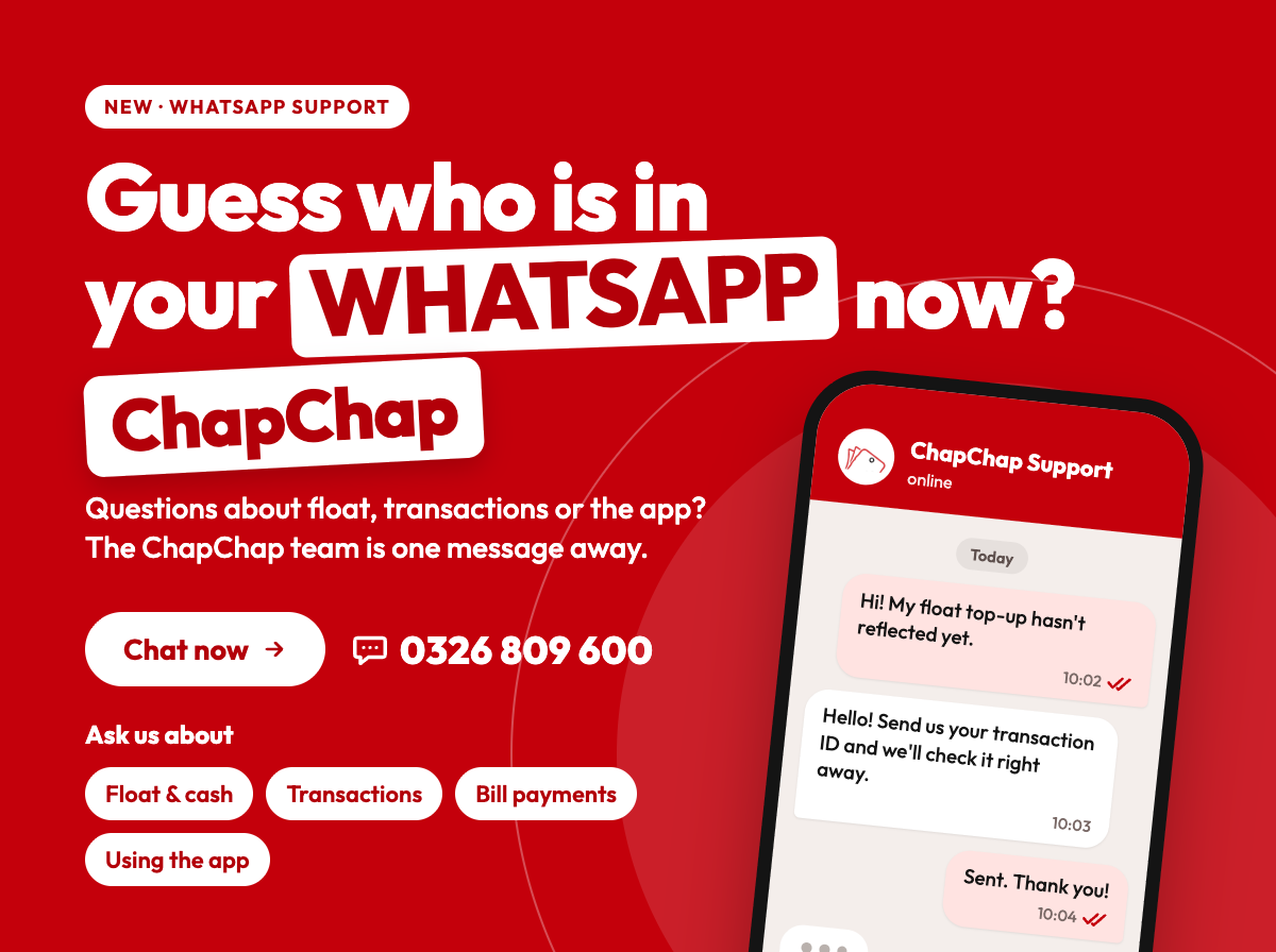 ChapChap is now in your WhatsApp